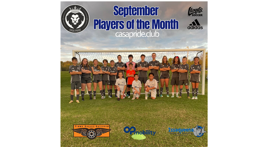 Player of the Month September